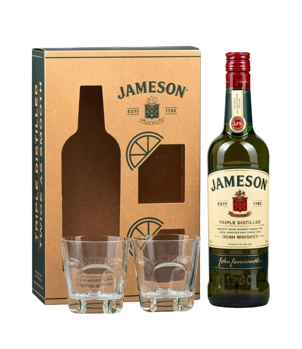 Whiskey Jameson + 2pahare 70cl 0